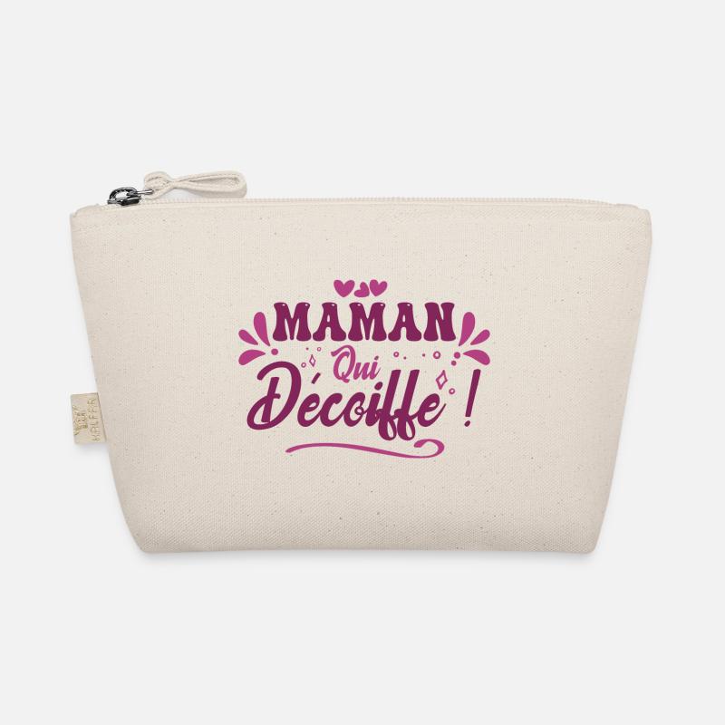 Beste Mama, die zerzaust, Geschenkidee Mama Bio-Täschchen