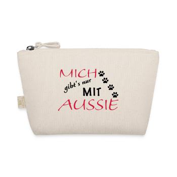 Mich gibts nur mit Aussie - Bio-Täschchen - Natur - Vorne