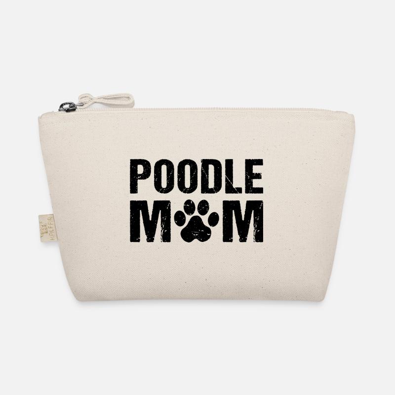 Poodle Mom Pudel Hunde - Bio-Täschchen - Natur
