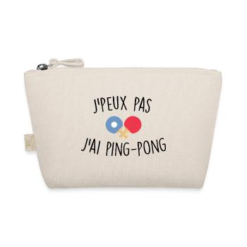 J'peux pas j'ai ping-pong - Trousse biologique - nature - Devant