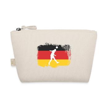Fußball Deutschland Sport - Bio-Täschchen - Natur - Vorne