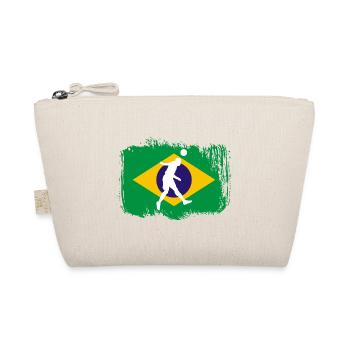 Fußball Brasilien Sport - Bio-Täschchen - Natur - Vorne