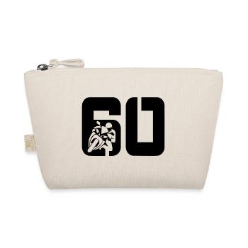 60 motorcycle bikers - Organic Pouch - nature - Front