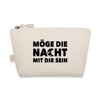 Möge die Nacht mit dir sein Nachtleben - Bio-Täschchen - Natur - Vorne