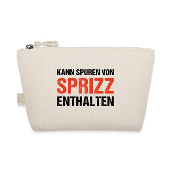 Kann Spuren Von Sprizz Enthalten - Bio-Täschchen - Natur - Vorne
