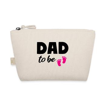 Dad to be Girl Dad Pregnancy Dad - Organic Pouch - nature - Front