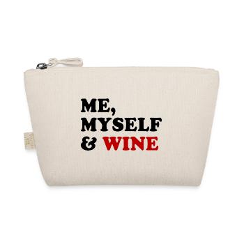 Me, Myself and Wine Wine Lovers - Organic Pouch - nature - Front