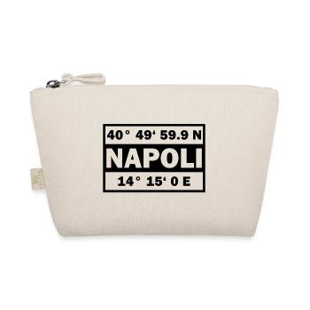 Napoli Coordinates City Italy Naples - Organic Pouch - nature - Front