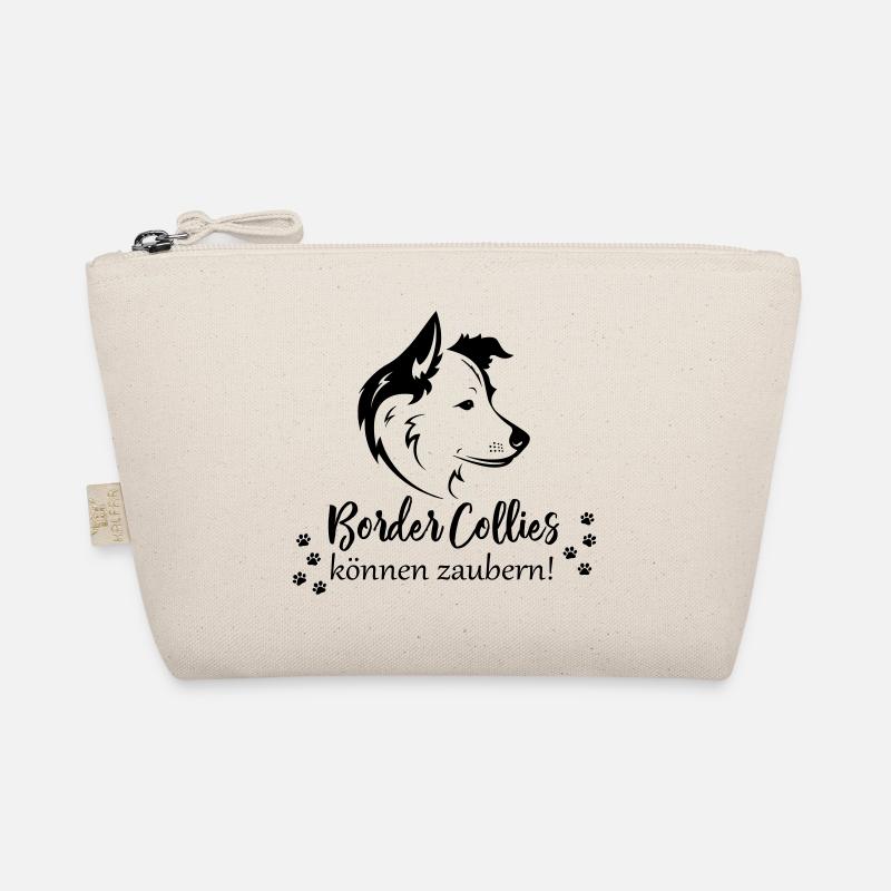 Border Collies können zaubern! - Bio-Täschchen - Natur