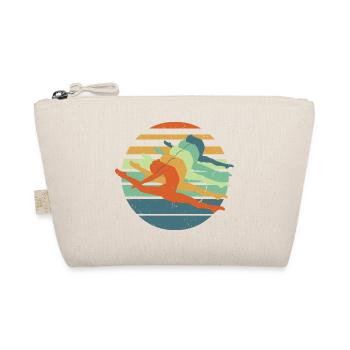 Retro Gymnastics Girl - Cadeau cool pour fille Gymnaste - Trousse biologique - nature - Devant