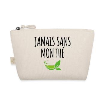 Jamais sans mon thé - Trousse biologique - nature - Devant