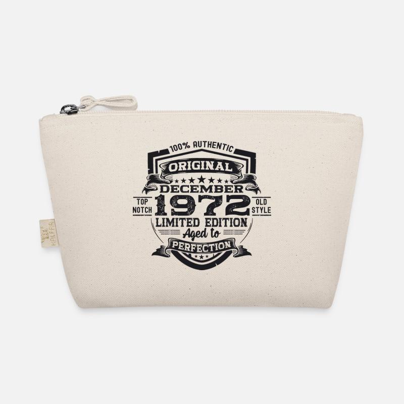 Original December 1972 50th birthday gift Organic Pouch