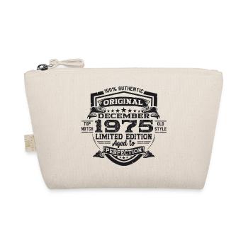 December Born 1975 47th birthday gift - Organic Pouch - nature - Front