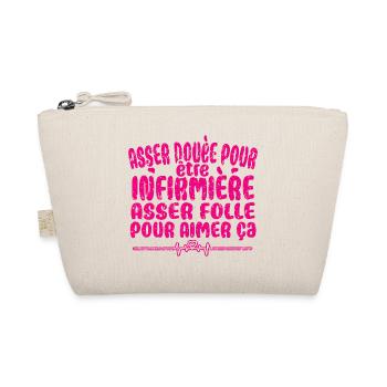 unique and original gift idea for a Nurse - Organic Pouch - nature - Front