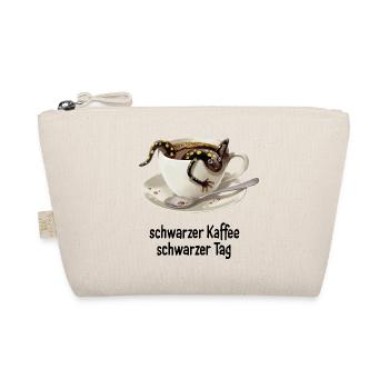 Kaffee–Salamander 2 - Bio-Täschchen - Natur - Vorne