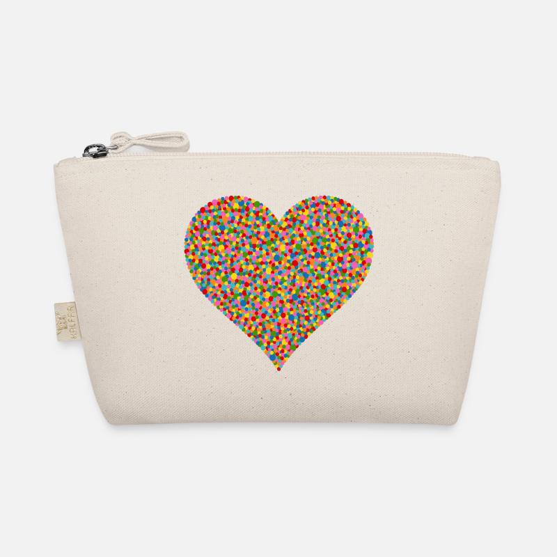 Coeur de confettis Trousse biologique
