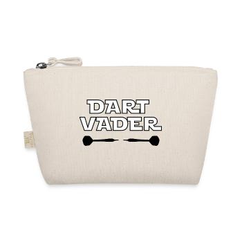 Dart Vader Dartspieler 180 Geschenk Pfeil Spruch - Bio-Täschchen - Natur - Vorne