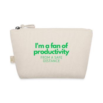 Ich bin ein Produktivitätsfan - Bio-Täschchen - Natur - Vorne