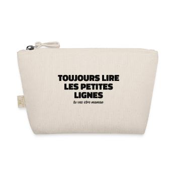 cadeau enceint | Tu Vas être Maman - Trousse biologique - nature - Devant