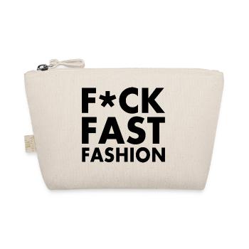 Fuck fast fashion - Bio-Täschchen - Natur - Vorne