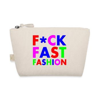 Fuck fast fashion - Bio-Täschchen - Natur - Vorne