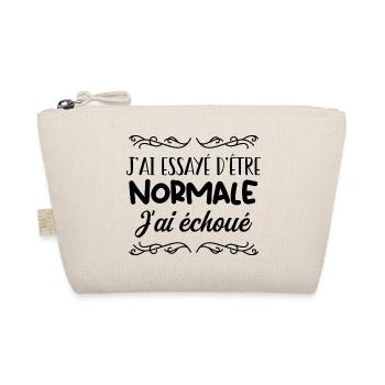 J'Suis Pas une Fille Normale - Trousse biologique - nature - Devant