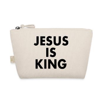 Jesus is king - Organic Pouch - nature - Front
