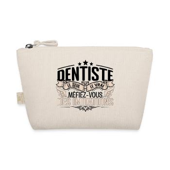 Dentiste cadeau Dentiste le vrai Dentiste - Trousse biologique - nature - Devant