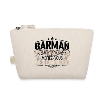 Barman cadeau Barman le vrai Barman - Trousse biologique - nature - Devant