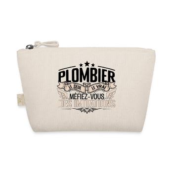 Plombier cadeau Plombier le vrai Plombier - Trousse biologique - nature - Devant