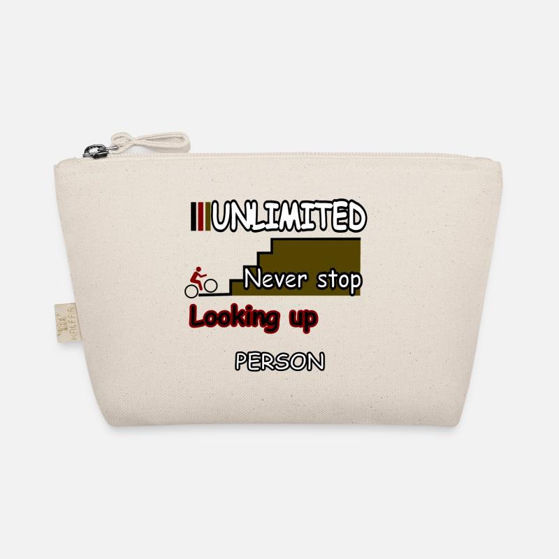 Never stop Looking up Bio-Täschchen