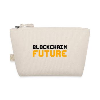 Blockchain Pixel Cryptocurrency Bitcoin - Organic Pouch - nature - Front