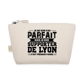 Je ne suis pas parfait mais je supporte Lyon - Trousse biologique - nature - Devant