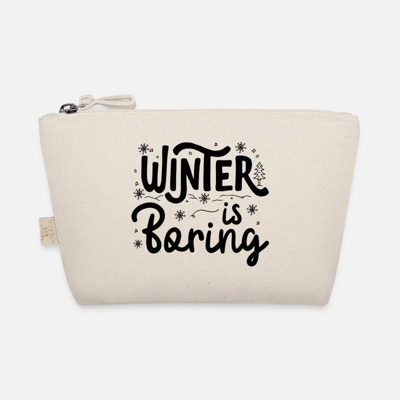 Der Winter ist langweilig Bio-Täschchen