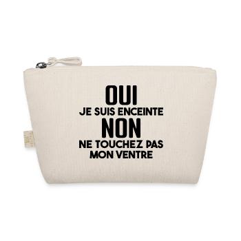 Je Suis Enceinte Annonce Grossesse Future Maman - Trousse biologique - nature - Devant