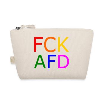 Fck afd - Bio-Täschchen - Natur - Vorne