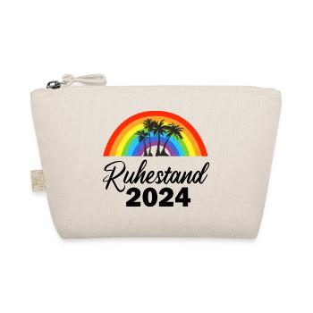Ruhestand 2024 Rentnerin Rentner Rente lustig - Bio-Täschchen - Natur - Vorne