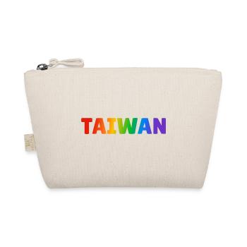 TAIWAN Regenbogen LGBTQ Gay Pride - Bio-Täschchen - Natur - Vorne
