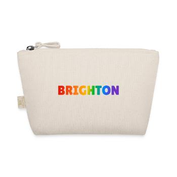 Brighton Regenbogen LGBTQ Gay Pride - Bio-Täschchen - Natur - Vorne