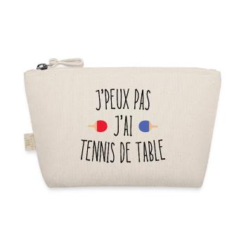 J'peux pas j'ai tennis de table - Trousse biologique - nature - Devant