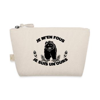 Je M'en Fous Je Suis Un Ours - Trousse biologique - nature - Devant