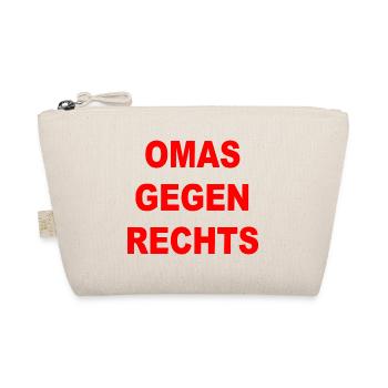 omas gegen rechts - Bio-Täschchen - Natur - Vorne