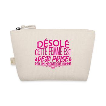 femme en couple femme mariée amoureuse !! - Trousse biologique - nature - Devant