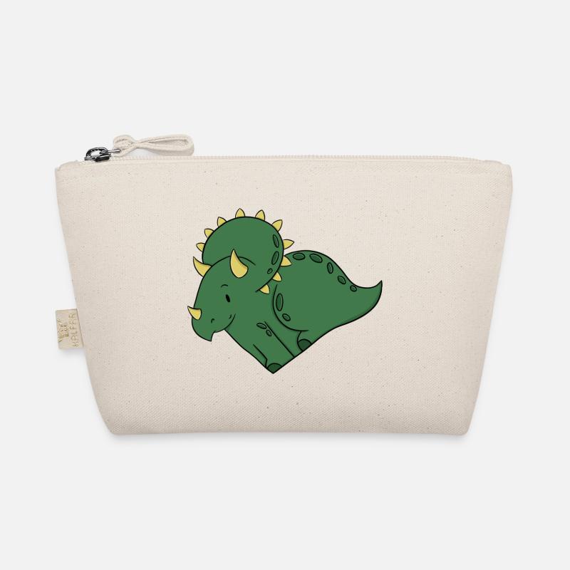 Love Triceratops Organic Pouch