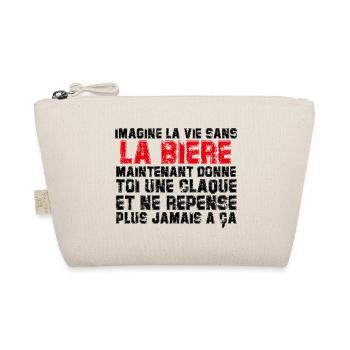 IMAGINE LA VIE SANS LA BIÈRE - Trousse biologique - nature - Devant