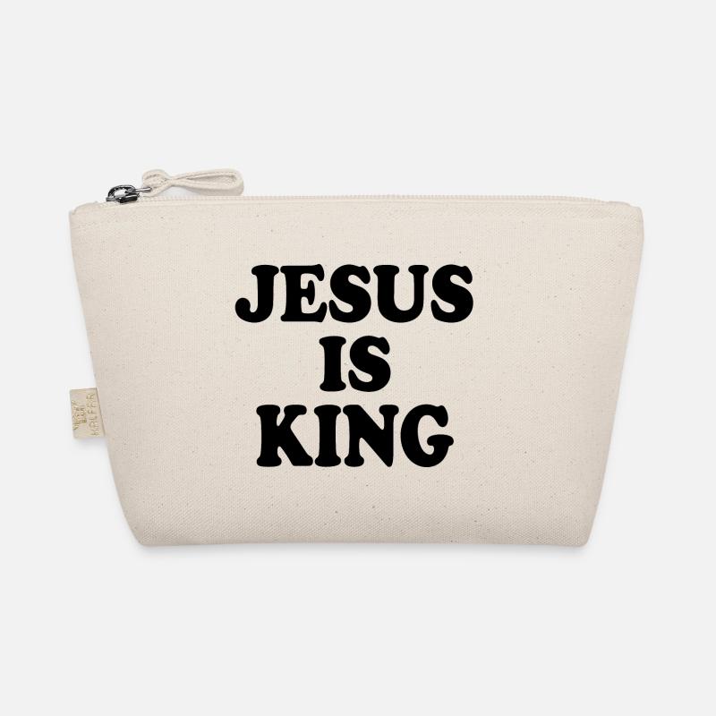 Jesus is king - Bio-Täschchen - Natur