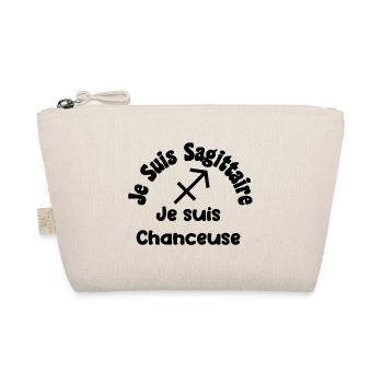 Sagittaire Zodiaque Signe - Je suis chanceuse - Trousse biologique - nature - Devant