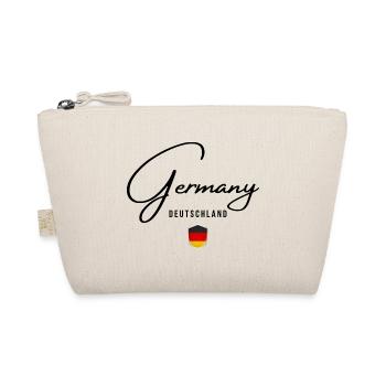 Flagge Deutschlands, deutscher Stolz - Bio-Täschchen - Natur - Vorne