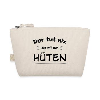 Der will nur hüten - Bio-Täschchen - Natur - Vorne