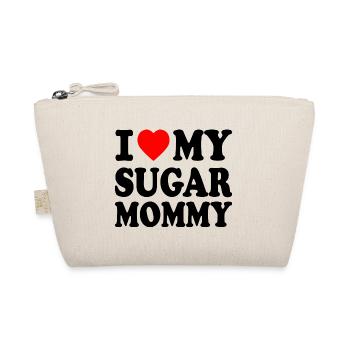 I love my Sugar mommy - Bio-Täschchen - Natur - Vorne